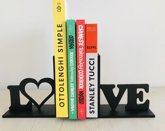 Creative Minimalist Style Bookends Wood Adjustable Books Holder Stand Book Rack Desk Bookend