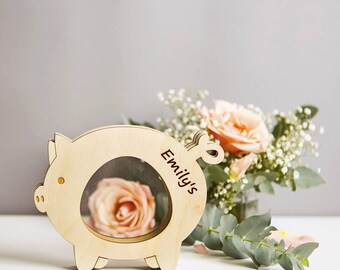 Personalised Children's Piggy Bank, Piggy bank for kids, Coin bank, Birthday gift, piggy bank for girls, Kids piggy bank, Baby birth gift