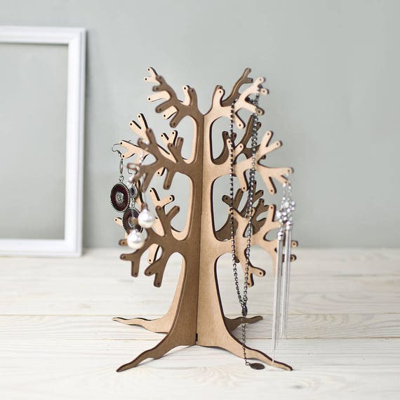 Eco Tree Jewellery Stand Wooden Jewelry Stand Jewellery - Etsy