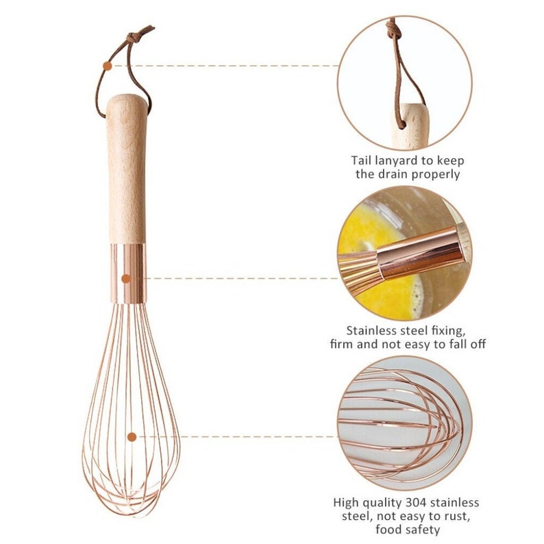 Personalised Egg Whisk Egg Beater. Bakers Gift  Customised image 4