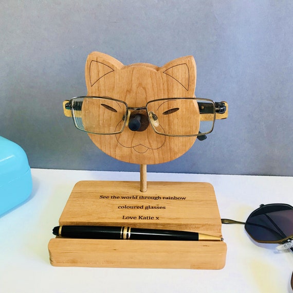 Cat Glasses Holder Personalised Glasses Holder Eye-wear -  Norway