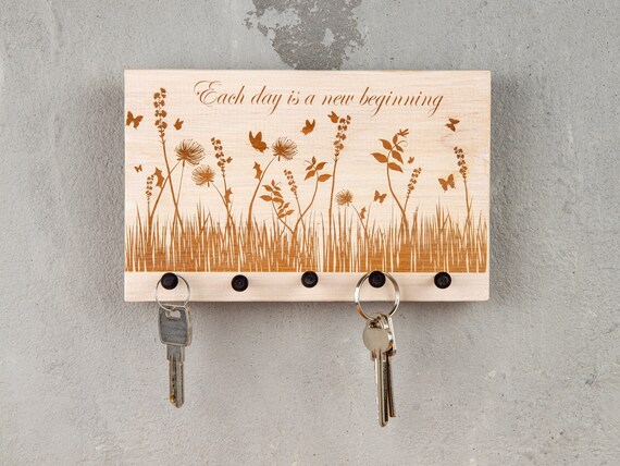 Field of Flowers Key Holder Multifunctional Key Holder Etsy New