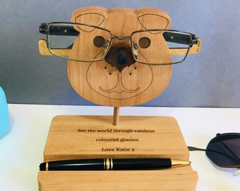 DOG GLASSES HOLDER - Adorable Glasses Stand Dog, Stylish Spectacles Stand for Dog Lovers, Gifts for Dog Lovers, Charming Dog Glasses Stand