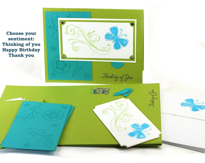 Thinking of You Card Kit, Craft Kits for Adults, Card Making Kit, DIY