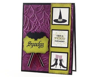 Witch Halloween Cards, Hand Made Greeting Cards, Have A Wicked Halloween, Stampin Up Cards,