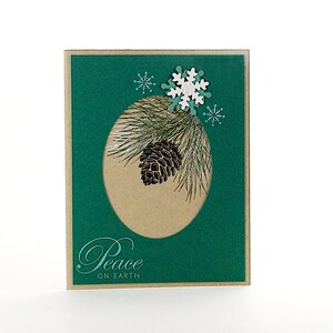 Homemade Christmas Cards, Blank Holiday Cards, Peace On Earth Cards, image 9