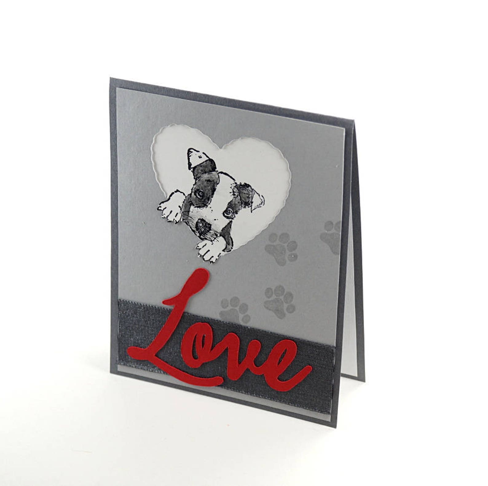 Dog Greeting Card Thinking of You Dog Card Pet Sympathy Etsy