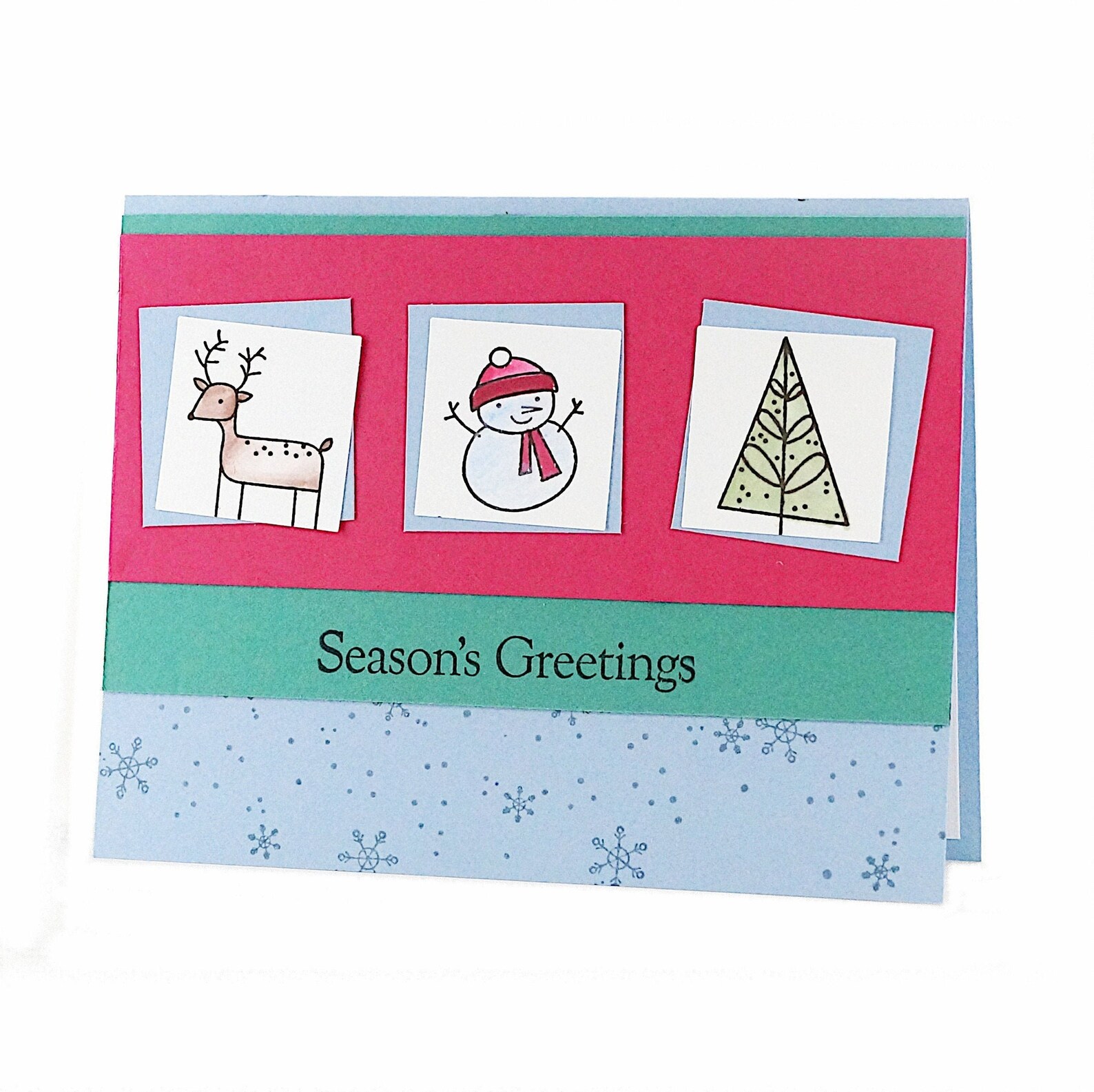 Holiday Card Making Kit DIY Card Kit Craft Kit for Teens Etsy