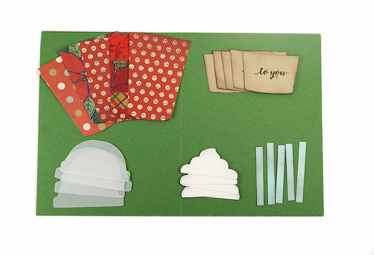 Christmas Card Making Kits Craft Kit for Adults Coffee Etsy
