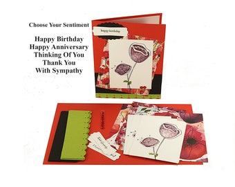 Birthday Card Making Kit, Craft Kit For Adults, Hand Made Greeting Cards, Gifts For Her Under 20,