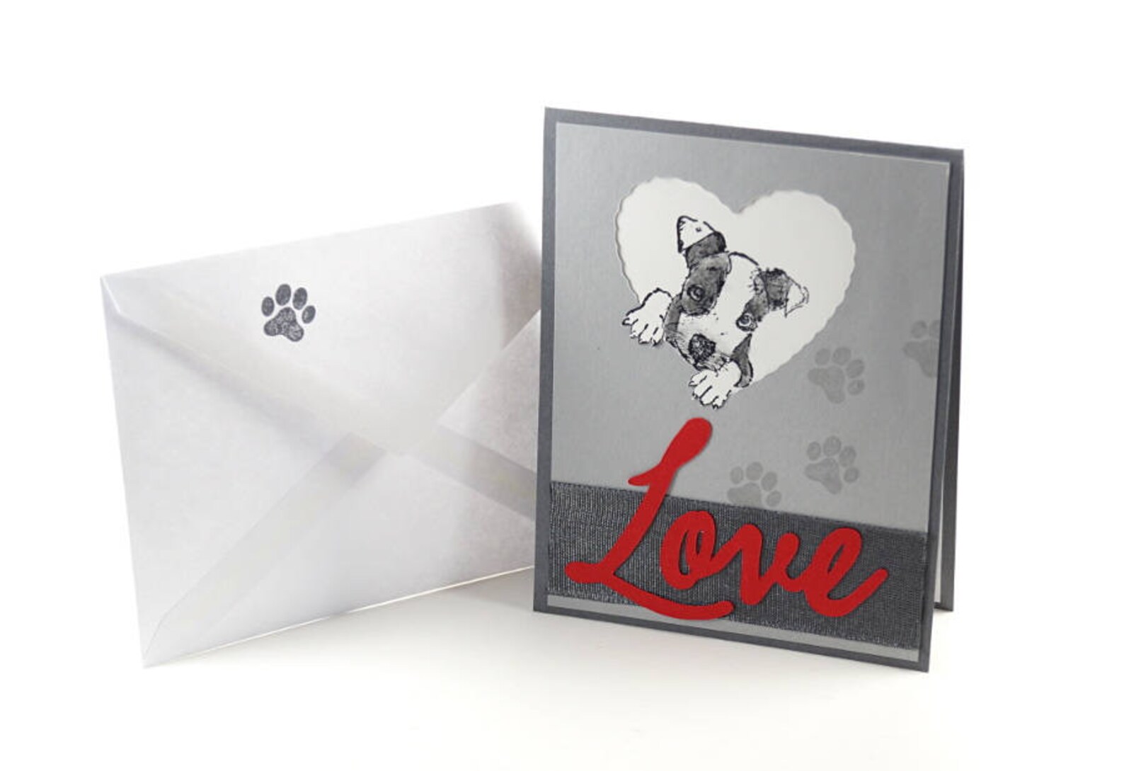 Dog Greeting Card Thinking of You Dog Card Pet Sympathy Etsy