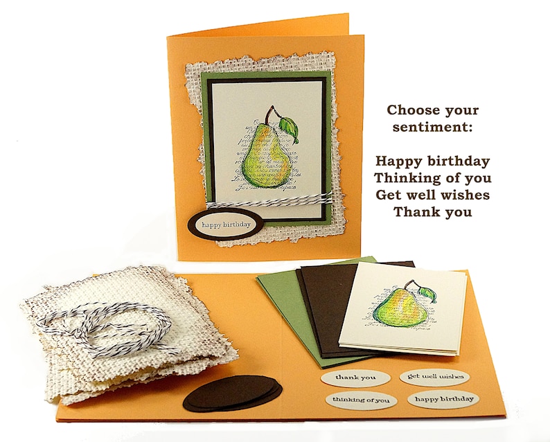 Birthday Card Making Kit Craft Kits for Adults DIY Card Kit Etsy