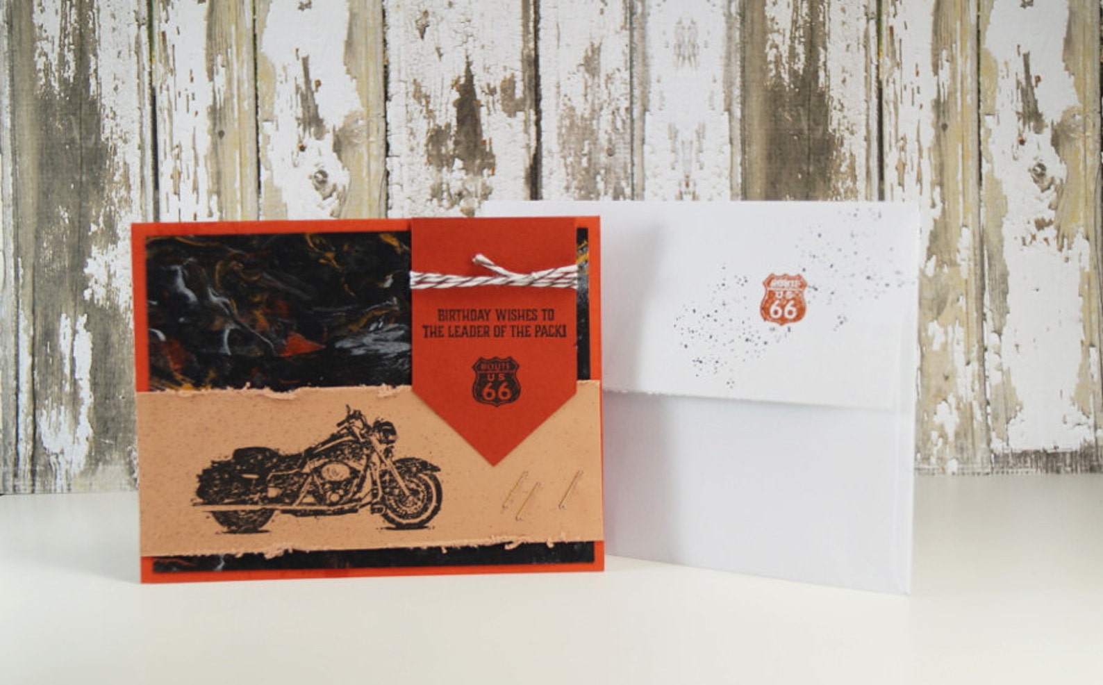 Harley Davidson Birthday Card Motorcycle Handmade Card for | Etsy