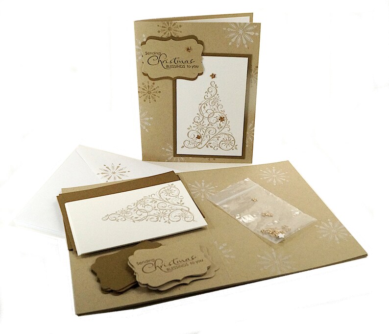Card Making Kit Christmas Cards Pack Craft Kit For Adults Etsy