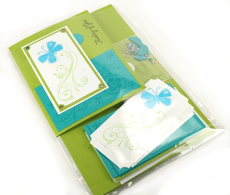 Thinking of You Card Kit Craft Kits for Adults Card Making Etsy