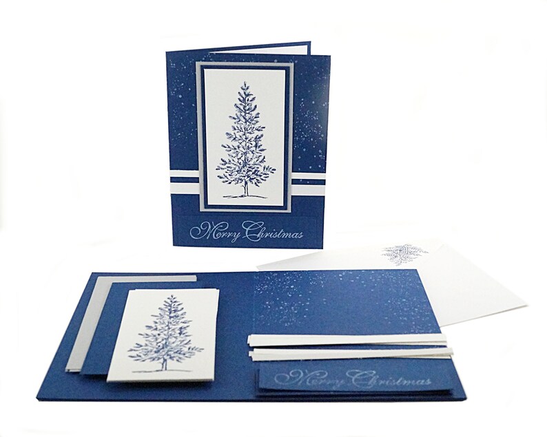 Christmas Card Making Kit DIY Card Kit for Adults Kids Set Etsy