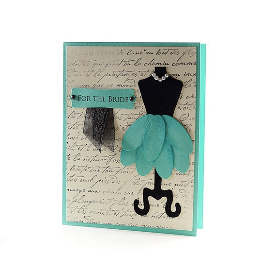 Handmade For The Bride Shower Card Bridal Shower Wishes Etsy