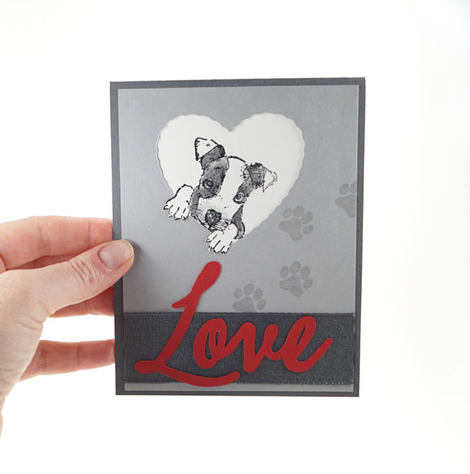 Dog Greeting Card Thinking of You Dog Card Pet Sympathy Etsy