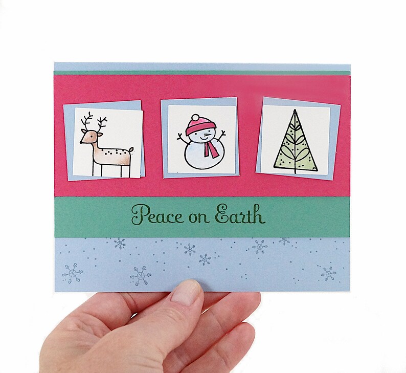 Holiday Card Making Kit DIY Card Kit Craft Kit for Teens Etsy