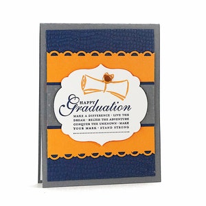 Handmade Graduation Card, Grad Card, High School, College, Congrats Card, Graduate Gift, Blank Cards,