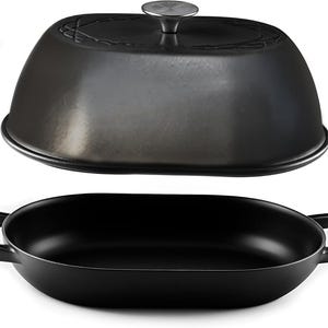 Freeform Dutch Oven Enameled cast Iron | Oval Shape | 5.5 Quart