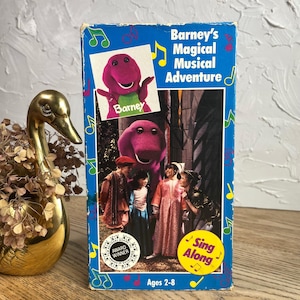 バーニーのマジカル・ミュージカル・アドベンチャー VHS テープ -- 2～8 歳のお子様向け -- 1990 年代のバーニービデオ
