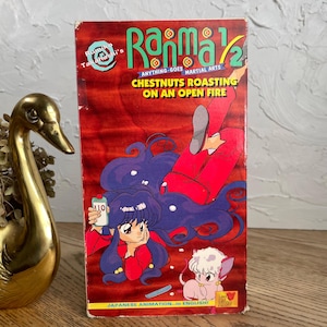 Ranma 1/2 :Chestnuts Roasting on an Open Fire VHS Tape --Vintage 1990s Anime --English Dubbed
