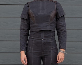 Bo-Katan Kryze Cosplay Costume | Women’s Mandalorian Flight Suit | Star Wars Bounty Hunter Outfit