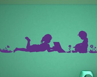 Reading Vinyl Decal Banner Big, Reading Wall Art, Reading Vinyl Stickers, Library Decor, School Decoration, Read Decal, Classroom Decor