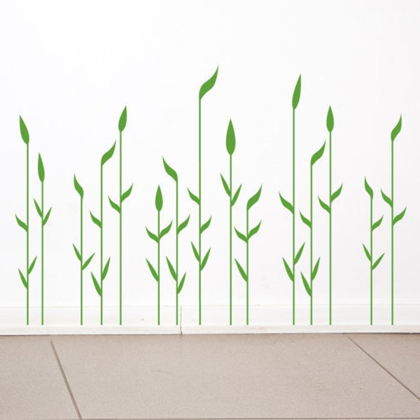 Tall Grass Decal Etsy