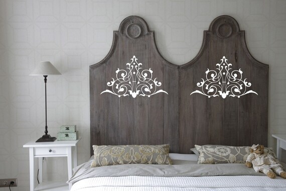 Swirl Decal Decorative Design Vintage Decor Victorian Flourish Listing Is For 1 Wall Decal Sticker Vinyl Home Bedroom Decor