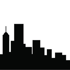 New York Skyline Decal, New York City Art, New York City Wall Decor, NYC Skyline, NYC Art, Office Decor, Big Apple, Home Decor, Vinyl Decal image 2