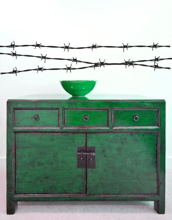barbed wire decor