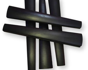 Ebony Violin Fingerboard 4/4 - Luthier Ready, Set of 5 or 10