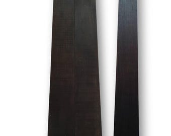 Set di 2 pezzi di tastiere per chitarra in ebano nero puro di Aruj Musical