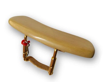 Bracciolo per mandolino fatto a mano - Legno di bosso - Ferramenta oro/argento - Adatto a mandolini standard
