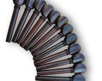 12x Oud Tuning Pegs Set - Rosewood or Ebony, Aruj Musical