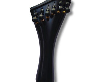 Cordiera per violino a 6 corde – Modello Herp, accordatori integrati, ebano o palissandro (4/4 Professional)