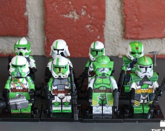 STORM　CLONE Lego Star Wars Custom CHROME Clone Trooper Phase 2 Clone Wars