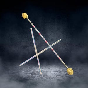 High Quality Fire Flowerstick / Devilstick - Flow Arts Practice & Performance