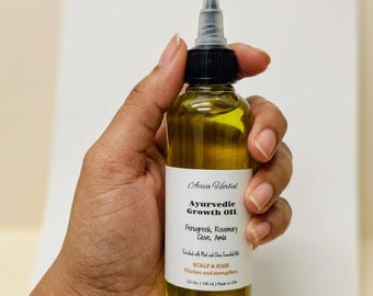 Ayurvedic Hair Growth Oil, Fenugreek, Rosemary, Cloves