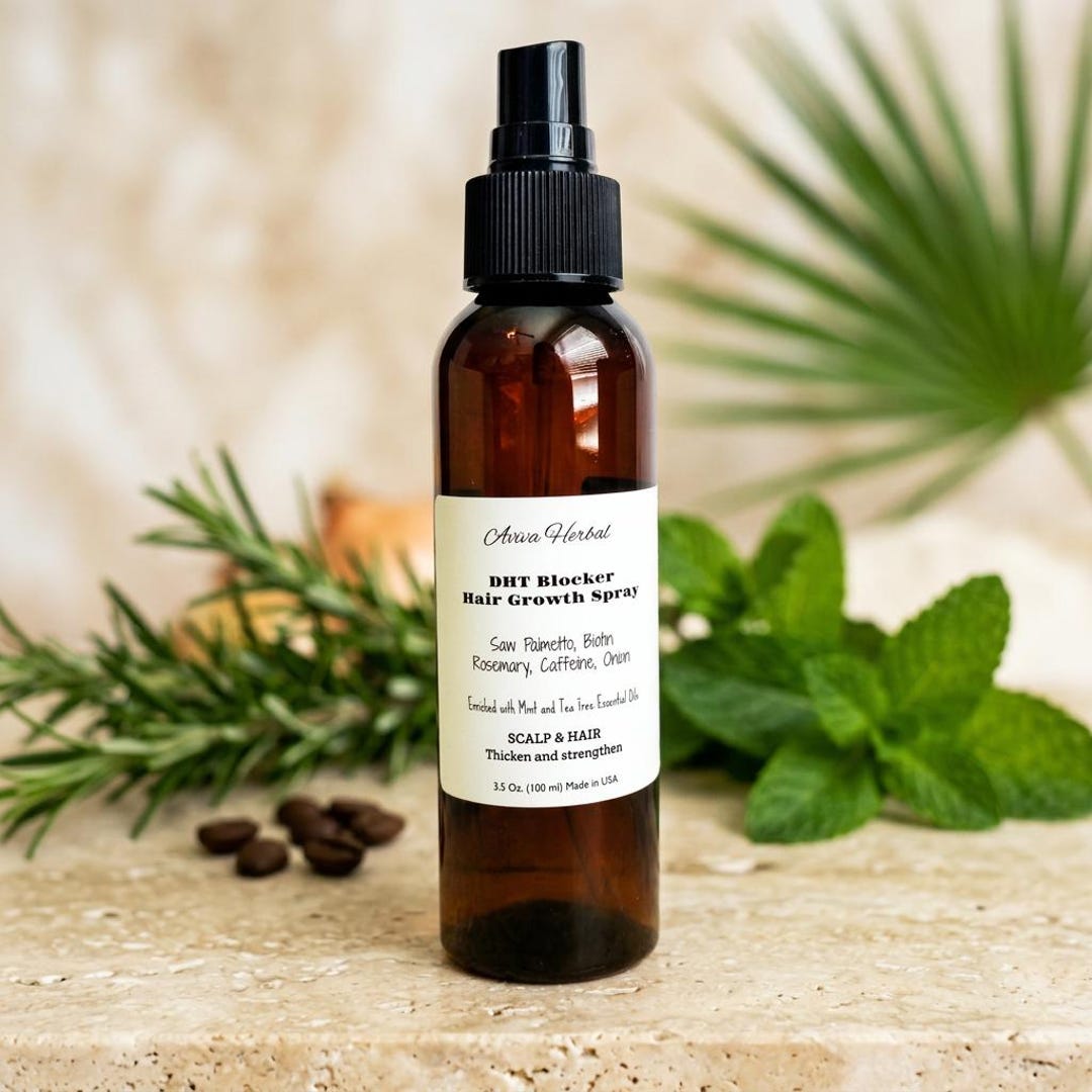 DHT Blocker Hair Spray With Biotin, Saw Palmetto, Rosemary, Caffeine ...