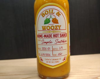 Simple Scotchie - A sweet and fiery hot sauce with fresh Scotch Bonnet peppers!