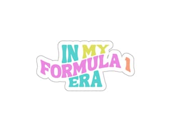 F1-klistermärke | I min Formel 1-era | Swiftie Racing-fans förena er, F1-merchandise