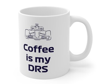 F1 DRS-kaffemugg: Perfekt present till Formel 1-fans och motorsportentusiaster - Unik dricksmugg