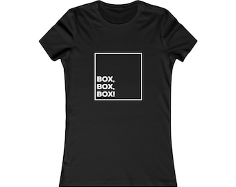 Formel 1-skjorta | Åtsittande kortärmad t-shirt för kvinnor | Box, Box, Box! | Formel 1-present, F1-merchandise