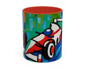 F1 Mug Series - Monet style Accent Coffee Mug