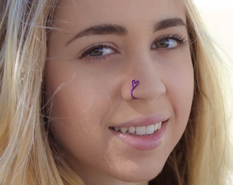 Heart Nose Ring