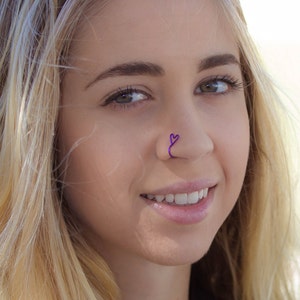 Heart Nose Ring
