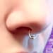 Fake Septum Rings with Ball - Fake Septum Ring - faux septum ring - septum ring - septum cuff - clip on septum ring - septum 